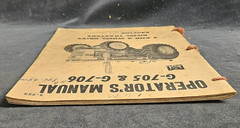Minneapolis Moline M-705 M-706 Operator’s Manual 2&4 Wheel Drive Diesel Tractors