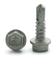 1/4″-14 Hex Washer Head Self Drilling Screws TEK-3 Climaseal – All Length & Qtys