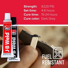J-B Weld 8265S Original Cold-Weld Steel Reinforced Epoxy – 2 oz
