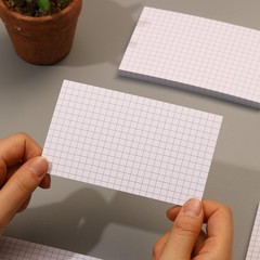 Extra Heavyweight Grid Index Cards 3×5 Inch 92lb Weight Double Sided Graph Ru…