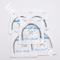 100x 10 Bag Dental Ovoid Stainless Steel Round Arch Wire 012-020 Upper Lower Opt