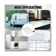 Blulu 4 x 8 ft Aluminum Trailer Skin 0.032″, RV Siding Panels 49″ X 96″ Metal…