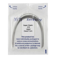 Dental Orthodontic Arch Wire NiTi Stainless Steel Rectangular Round Ovoid Form