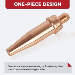 31101 Acetylene Cutting Torch Tips Fits VStyle Heavy Duty Torch 2 PCS