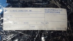 (500PCS) CAPACITOR , 106CKH100M, Illinois Capacitor, 10 UF/MF, 100V, 20%, RADIAL