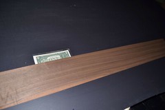 Walnut Raw Wood Veneer Sheet 5.25 x 45 inches 1/42nd thick 4519-4