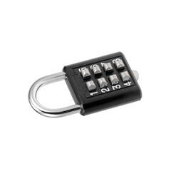 1PCS 8-Digit Push Button Lock Black