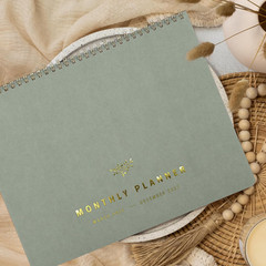 Beautiful 2026-2027 Monthly Planner and Calendar Book – Modern to Do List Notebo