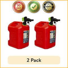 (2 pack) Scepter 5 Gallon Capacity Smart Control Dual Handle Gas Can, FSCG571EOC