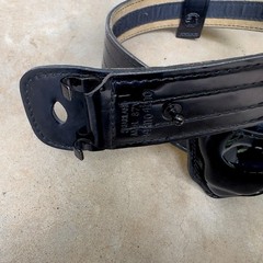Safariland Duty Belt MDL 87V 44/110 4210 Black Solid Brass Buckle Handcuff Cases