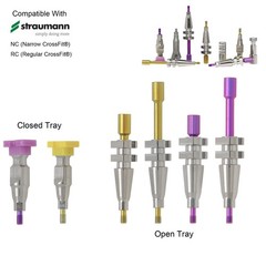Fit ITI Straumann Healing Abutment Implant Scan Body Lab Analog Transfer Coping