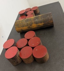 1045 Big Diameter Steel Round Bars HR – 14 PCS – 23.70 LBS – Industrial Use