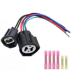 Cooling Fan Radiator Control Relay Module Connector Pigtail Wiring Harness Pl…