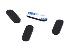 5/8″ x 1-3/8″ x 1/8″ Oval Peel & Stick Silicone Rubber Feet – Audio & PC Repair