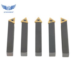 5Pcs 1/2″ Carbide Indexable Turning Tool Lathe Tool Bit With Carbide Inserts
