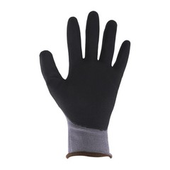 Safety Work Gloves MicroFoam Nitrile Coated Foam Gloves L-Size/6 Pairs