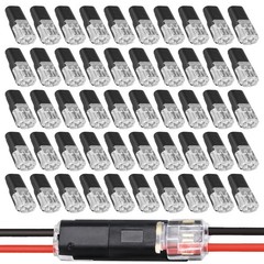 100Pcs 1/2/3 Pin Electrical Wire Connectors Kit Quick Splice Wire Connectors