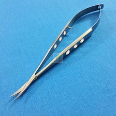 AUTOCLAVABLE CASTROVIEJO FINE TIP STITCH MICRO SURGICAL SCISSORS 4.5″ CURVED