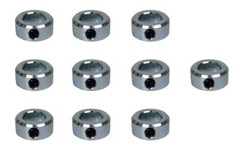 5/8″ Bore Zinc Plated Set Screw Shaft Collar OD 1-1/8″ Width 1/2″ (10 PCS)