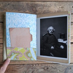 Handmade Junk Journal Old Book Vintage Bobbsey Twins Solve a Mystery Blank Diary
