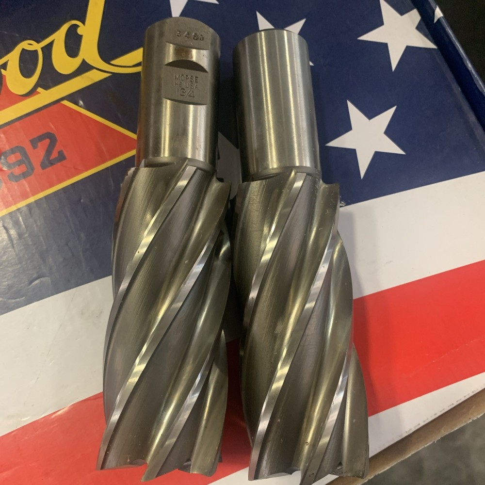 Morse 3469 Long End Mill 1-3/4″ DIA, 6FL 4” length of cut, USA