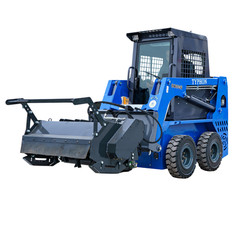 New TYPHON STOMP X1300 & STOMP 509 Mini Skid Steer Forestry Mulcher Attachment