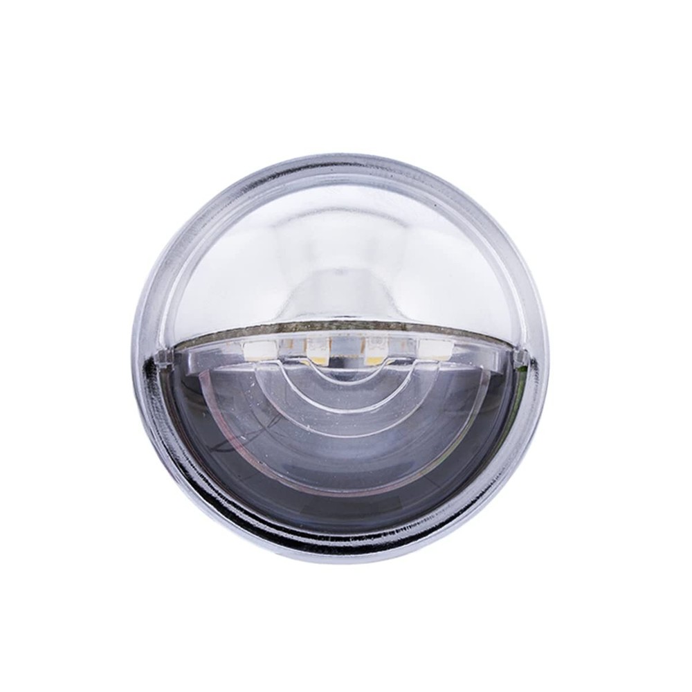 United Pacific 39995B 4 LED Rounded License Light, 1 ½” Diameter, Steel