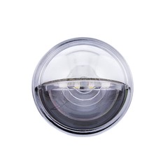 United Pacific 39995B 4 LED Rounded License Light, 1 ½” Diameter, Steel