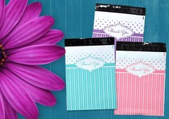 Thank you Collection Poly Mailers 10×13 Combo, Lilac, Pink, Teal Shipping Mail
