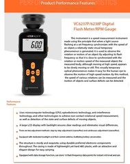 Digital Flicker Speed Tester DM6238P 60-40,000 RPM Tachometer Flicker Tester