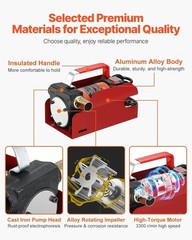 12V DC Fuel Transfer Pump – 10 GPM, Auto Shut-off, Portable, Tractor Use