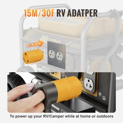 NEMA 5-15P to TT-30R RV Adapter 15A to 30A 110V Power Converter Plug for Camper