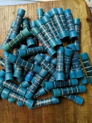 100 T&B Sta-kon Vinyl Insulated Blue Butt Connector 16-14 AWG Splice Crimp NOS