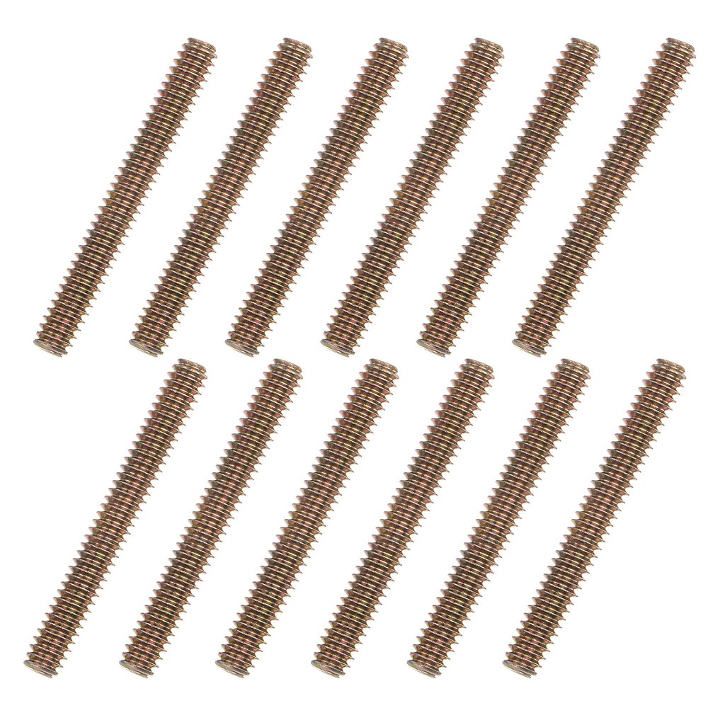 12pcs 1/4″-20 Full Threaded All Thread Rod Bar Studs 2″ Length