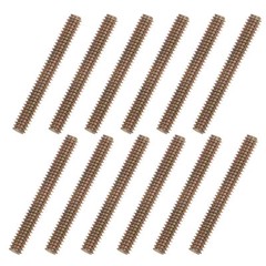12pcs 1/4″-20 Full Threaded All Thread Rod Bar Studs 2″ Length