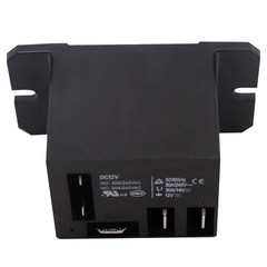 2PCS Power Relay DC12V Coil, 30A SPDT(1NO 1NC) with Flange Mounting and 10 Quick