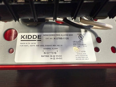 KIDDE K-278B-1120 Fire Alarm Pull Station Red 3-5/8″ D 405F23