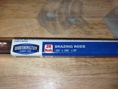 Worthington Lenox Brazing silver 15% 28 rods 1lb HVAC BCUP-5 SIL-FOS Stay-Silv