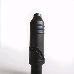 Oil Safe 100301 Stretch Spout Lid,W/0.5 In Outlet,Black