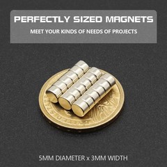 200PCS N35 Strong Neodymium Magnets Round Disc NdFeB Permanent Rare Earth Magnet