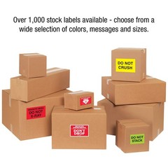 Tape Logic Aviditi Tape Logic 3″ x 5″,”Do Not Double Stack” Fluorescent Green…