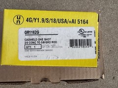 Lot of 6 Erico Cadweld GR1162G One Shot 2/0 X 5/8 Ground Rod -NEW-