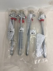 Lot of 4 – Everbilt 1/2″x 3/4″x 12″ Brass Anti-Siphon Frost Free Sillcock Valve