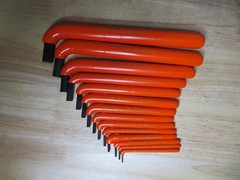 C.I.P. 14 Piece SAE 1000V Insulated Hex Wrench Set with Canvas Bag