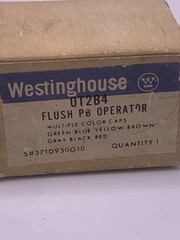 Westinghouse OT2B4 Flush Pushbutton Operator, NO COLOR CAPS