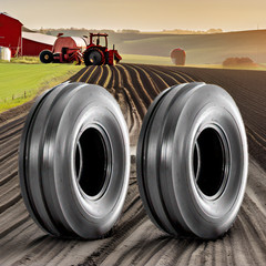 2 New Farmall Cub 4.00-12 Front Tractor Tires & Tubes D/S