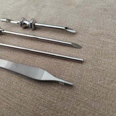5.5mm HRT Trocar set | Canula, Beveled Obturator, Rounded Obturator & Tweezers