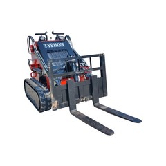 TYPHON STOMP Pallet Fork Compact Series Attachment for Mini Skid Steer Loaders