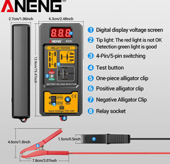 ANENG 12V Car Relay Tester Automotive Diagnostic Tool Electronic Battery Checker