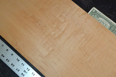 Flame Maple Raw Wood Veneer Sheet 12 x 31 inches 1/42nd 4671-58